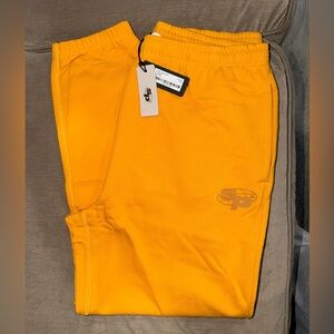 SP Seoul Projects Yellow Sports Sweatpants  XL